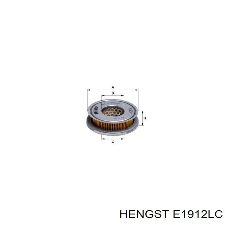 Воздушный фильтр салона Hengst E1912LC
