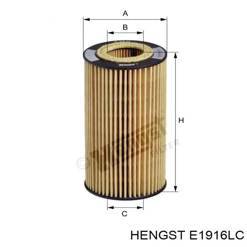 E1916LC Hengst Внутрисалонный фильтр
