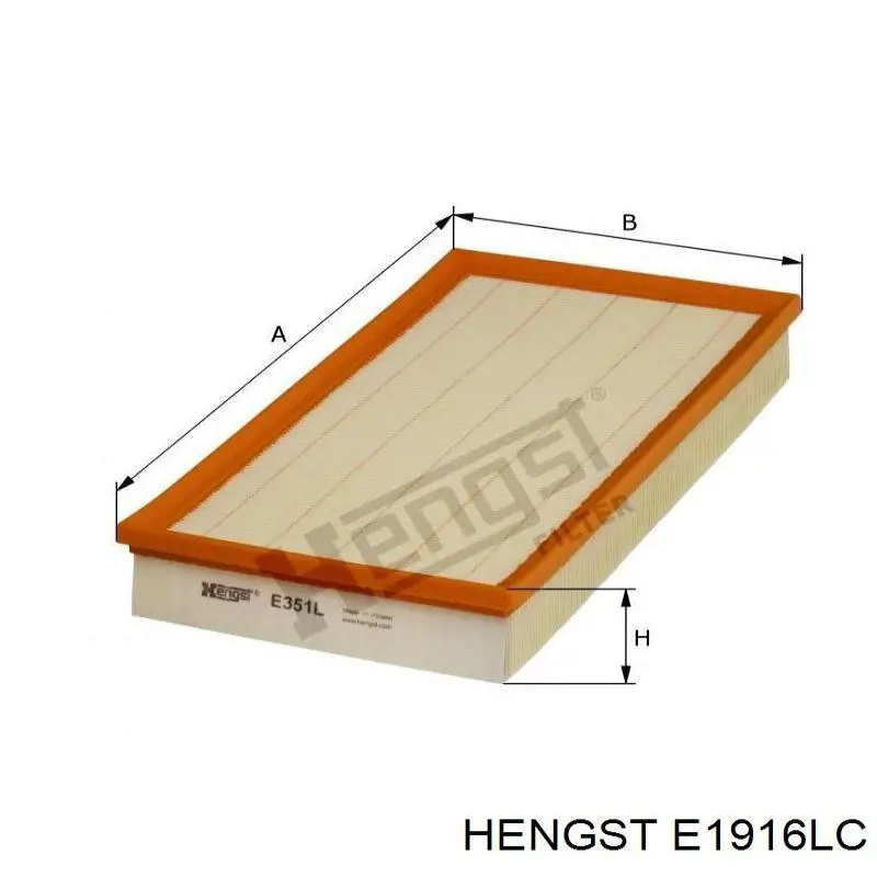 Фильтр воздушный отопителя Hengst E1916LC цена, от 12.20 USD