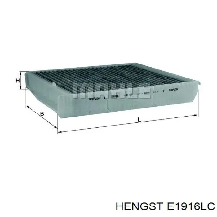 Фильтр салона E1916LC Hengst