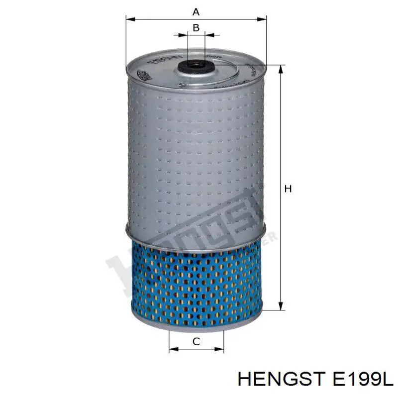 Воздушный фильтр E199L Hengst