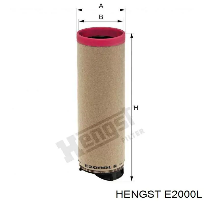 Купить E2000L Hengst Автомобильный фильтр воздуха