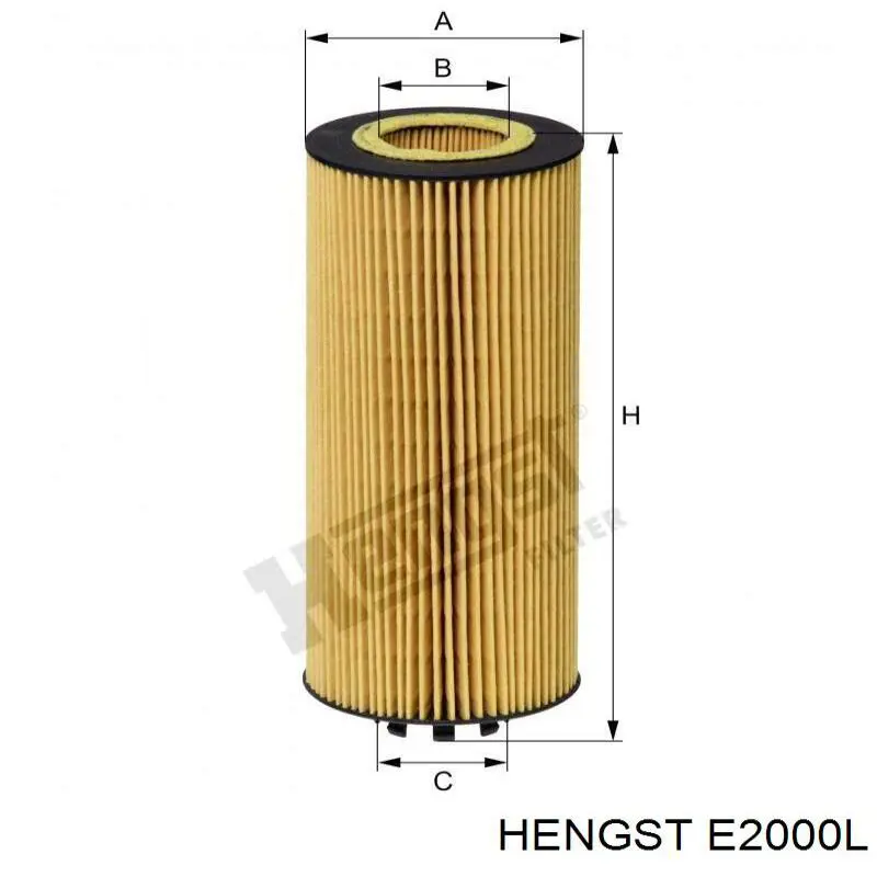Воздушный фильтр E2000L Hengst