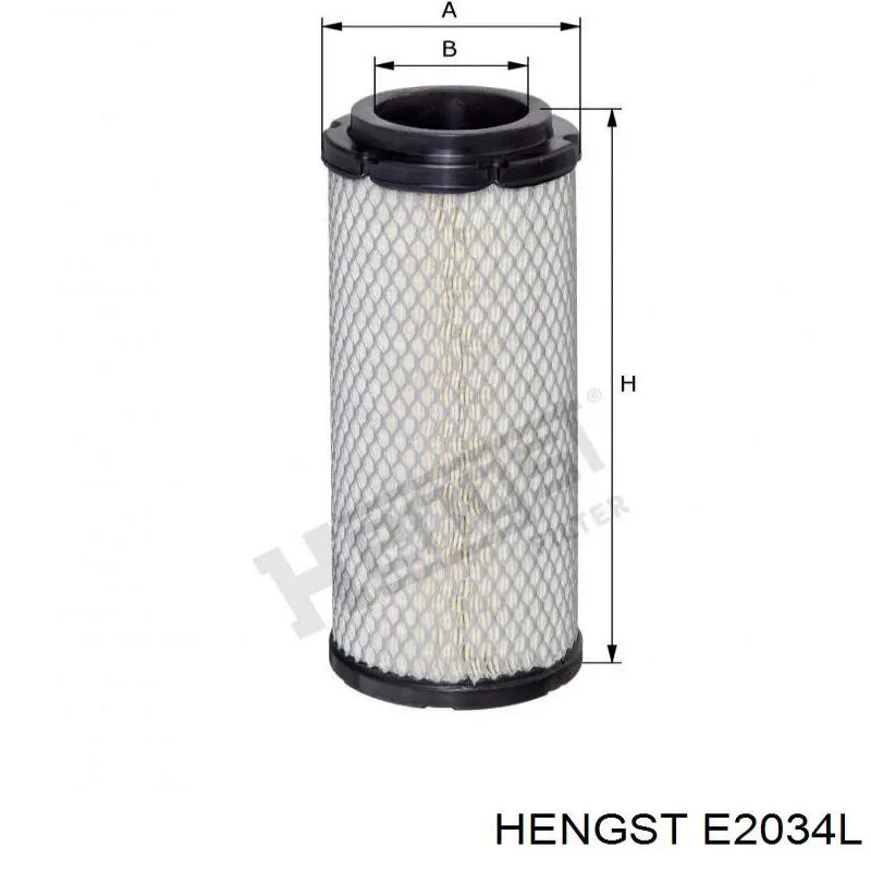 E2034L Hengst filtro de ar