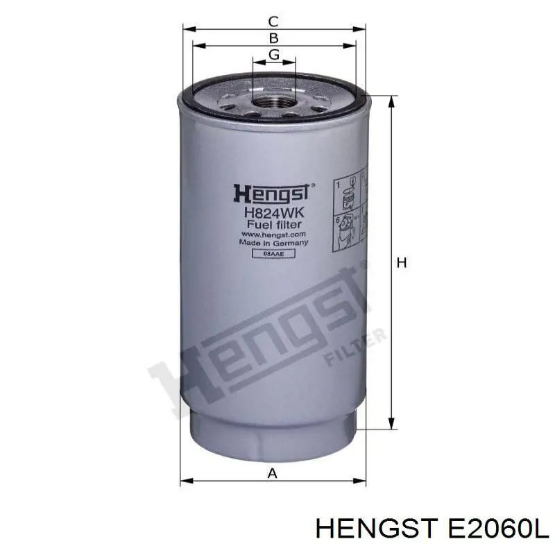 Фильтр воздушный Mahle Original LX3556