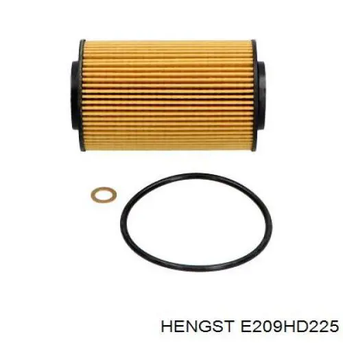 E209HD225 Hengst Масляный фильтр двигателя