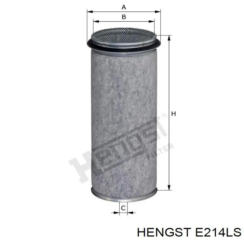 E214LS Hengst Воздушный фильтр двигателя