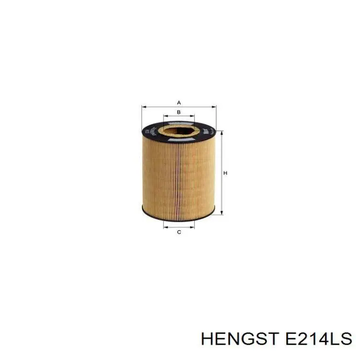 Воздушный фильтр E214LS Hengst