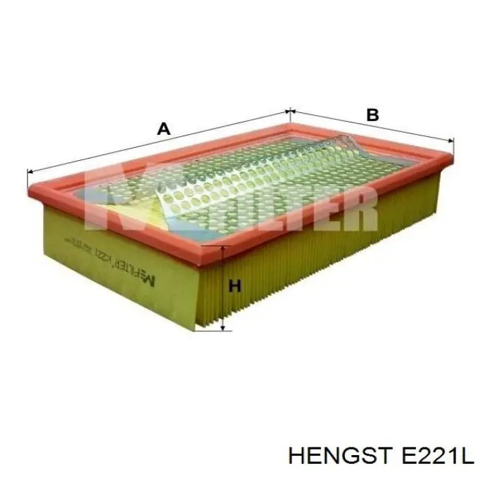 Элемент воздушного фильтра Hengst E221L цена, от 8.54 USD