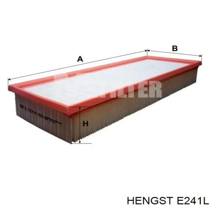 Купить E241L Hengst Автомобильный фильтр воздуха