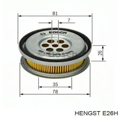 Купить E26H Hengst Фильтр ГУР