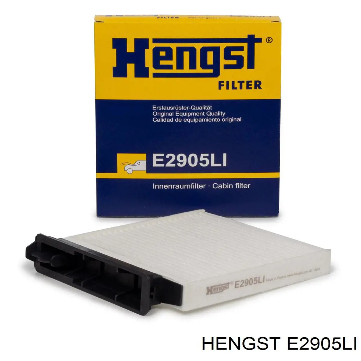 Фильтр воздушный отопителя Hengst E2905LI цена, от 6.24 USD