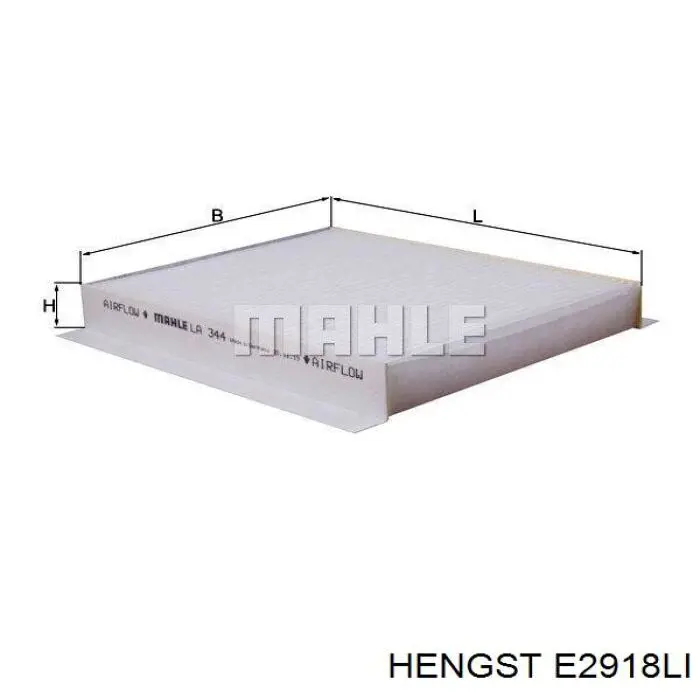 Купить E2918LI Hengst Фильтр салона угольный