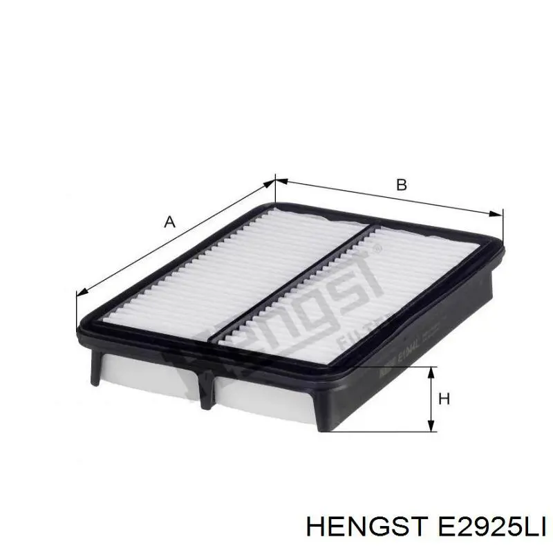 Купить E2925LI Hengst Фильтр салона угольный