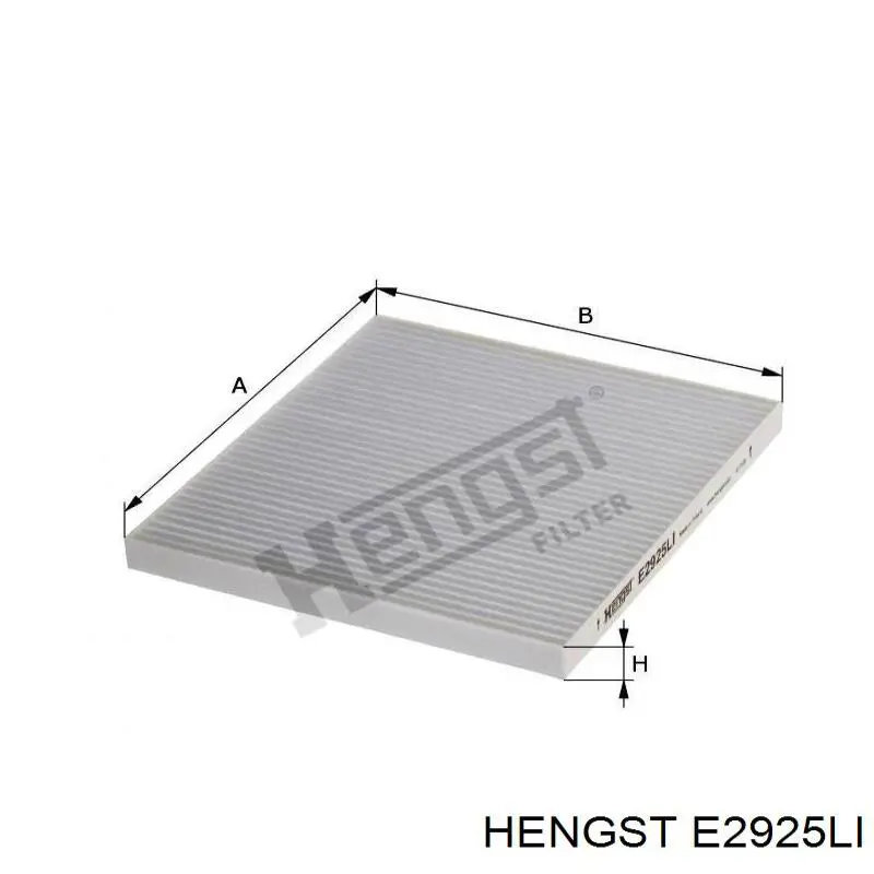 Фильтр салона E2925LI Hengst