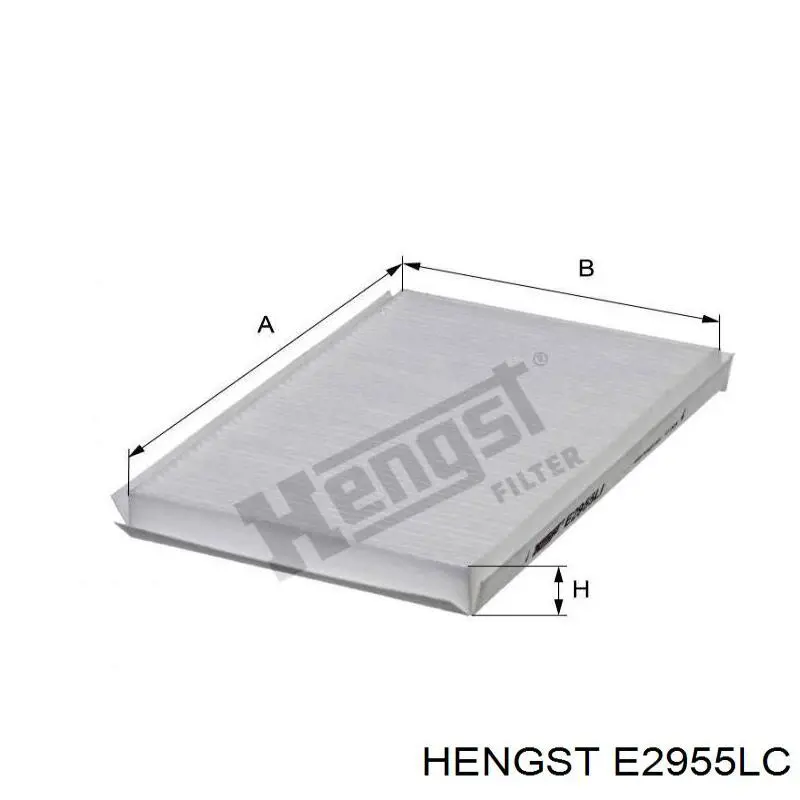 Фильтр салона E2955LC Hengst