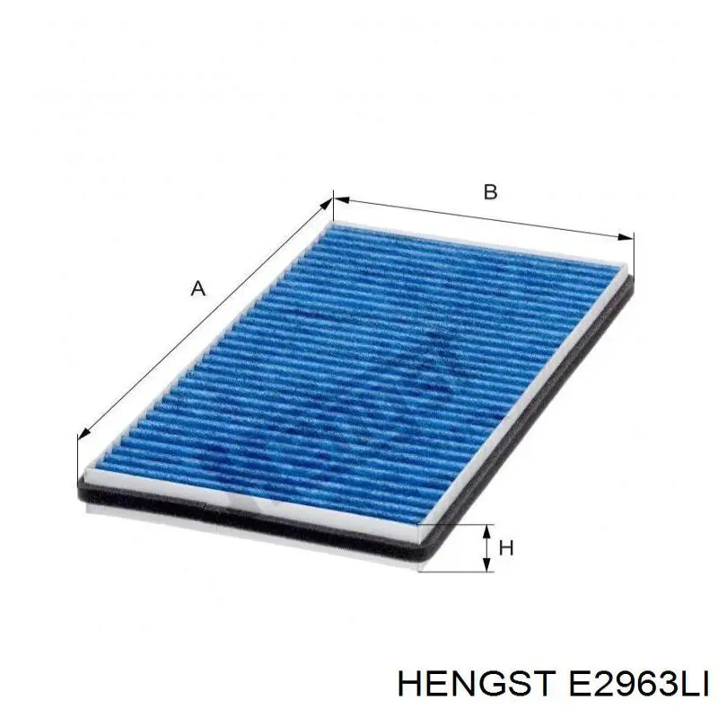 Фильтр воздушный отопителя Hengst E2963LI цена, от 10.05 USD