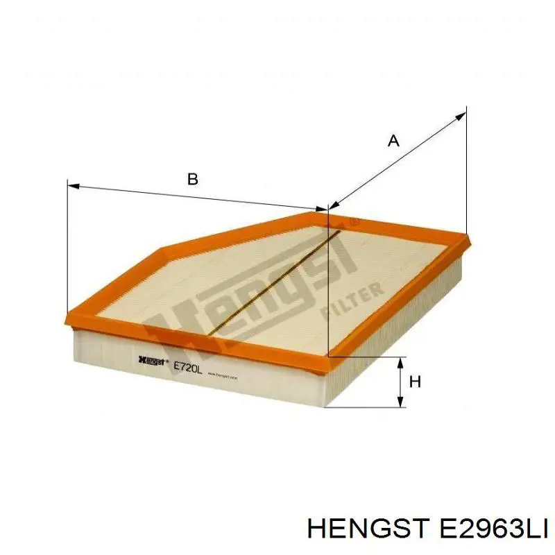 Купить E2963LI Hengst Фильтр салона угольный