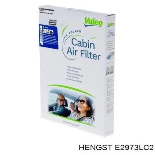 Фильтр воздушный отопителя Hengst E2973LC2 цена, от 23.56 USD
