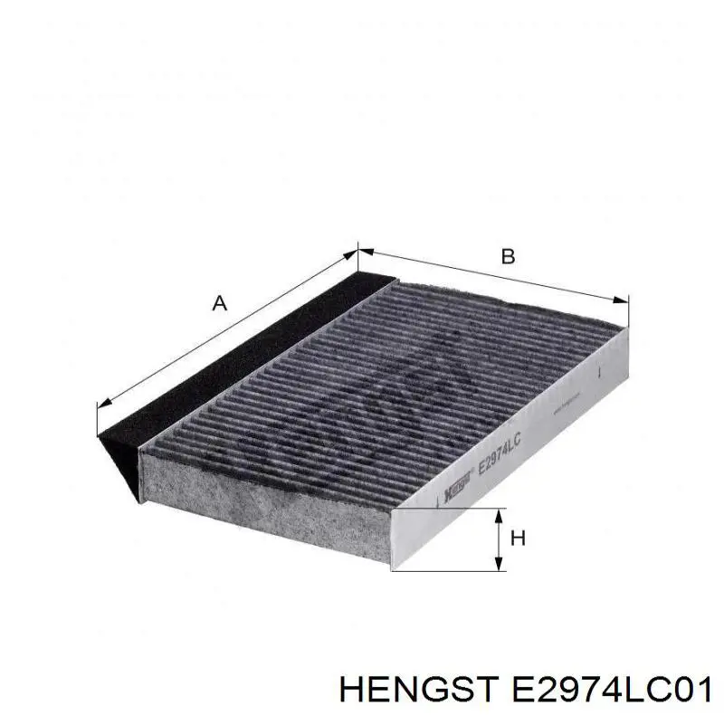 Воздушный фильтр салона Hengst E2974LC01