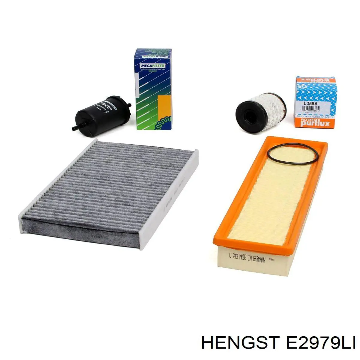 Фильтр воздушный отопителя Hengst E2979LI цена, от 5.76 USD