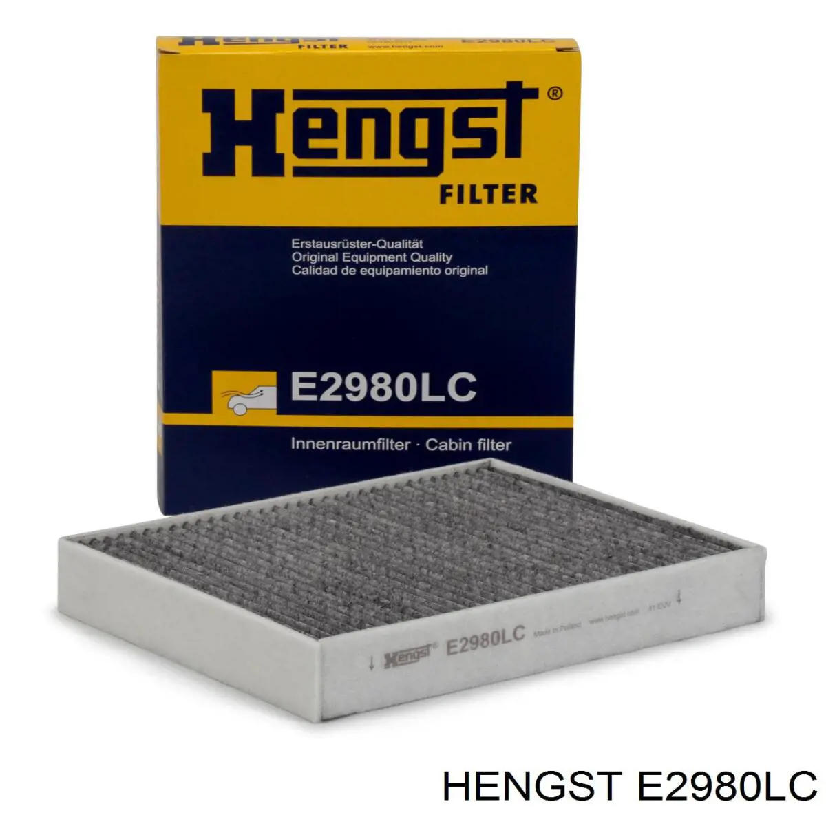 Filtro de habitáculo E2980LC Hengst