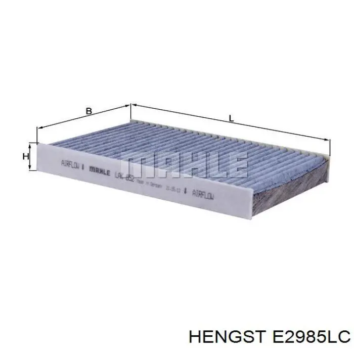 Фильтр салона E2985LC Hengst