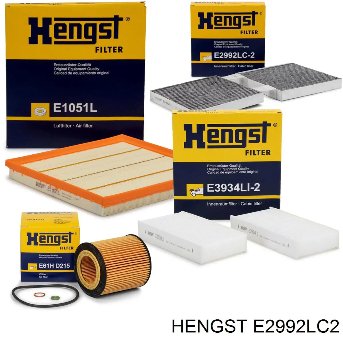 Воздушный фильтр салона Hengst E2992LC2