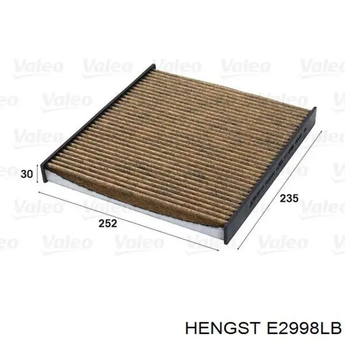 Фильтр воздушный отопителя Hengst E2998LB цена, от 18.54 USD