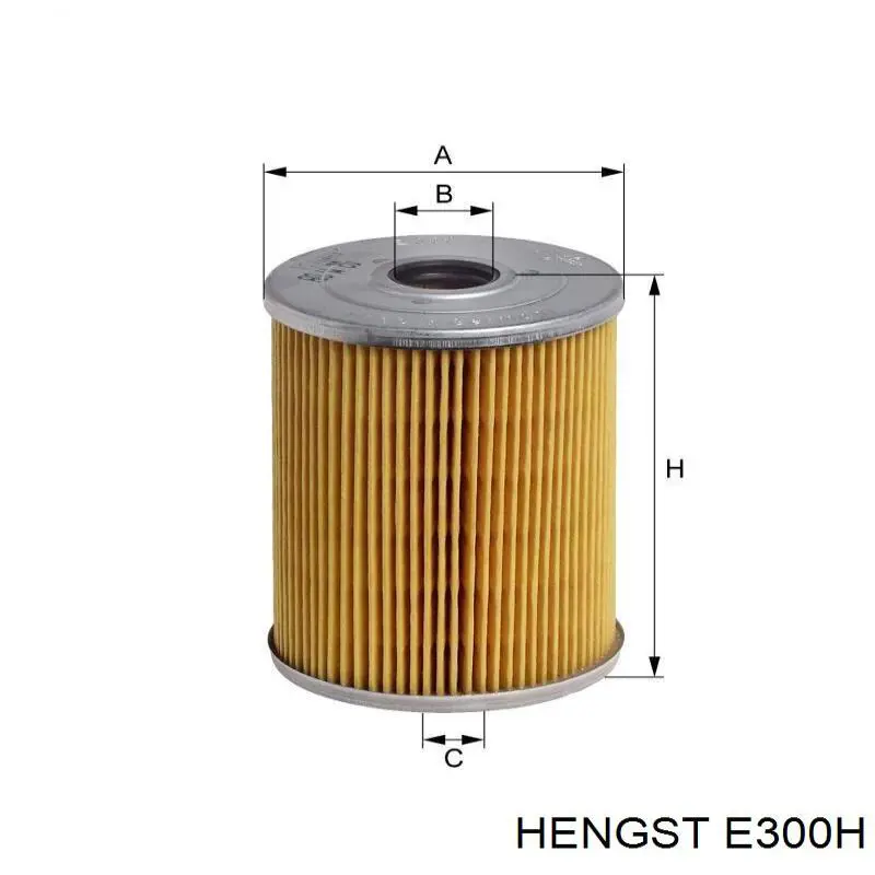 Масляный фильтр E300H Hengst