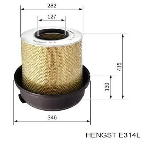 Купить E314L Hengst Автомобильный фильтр воздуха
