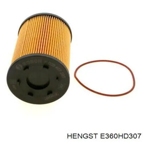 Filtro de aceite E360HD307 Hengst