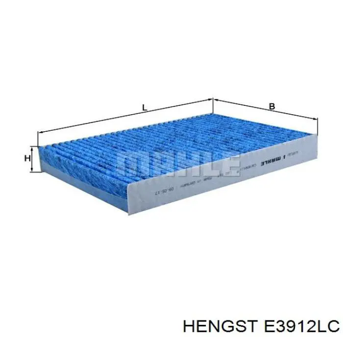 Фильтр воздушный отопителя Hengst E3912LC цена, от 12.87 USD