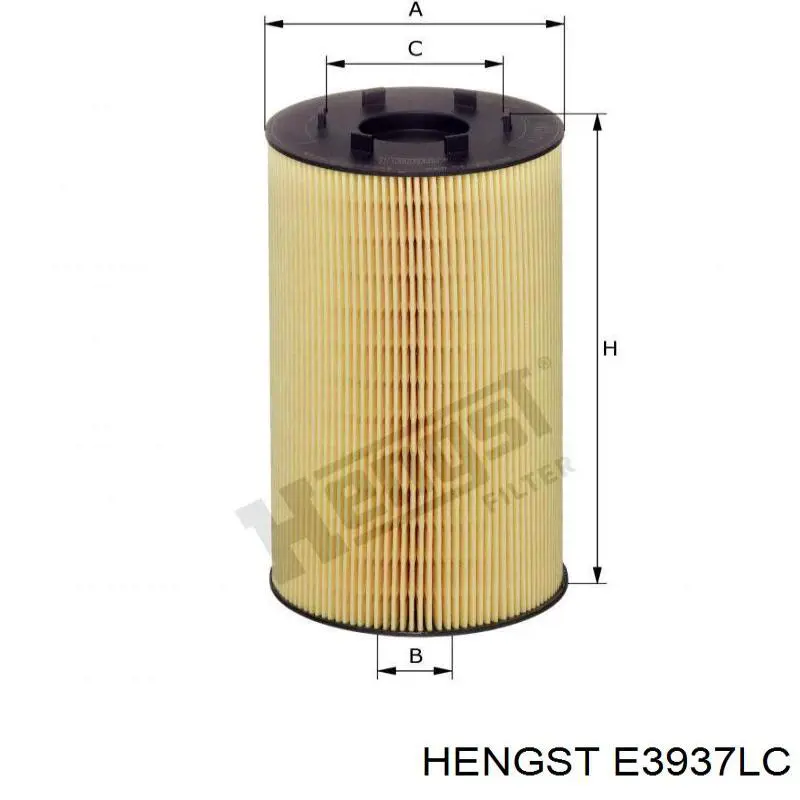 Купить E3937LC Hengst Фильтр салона угольный