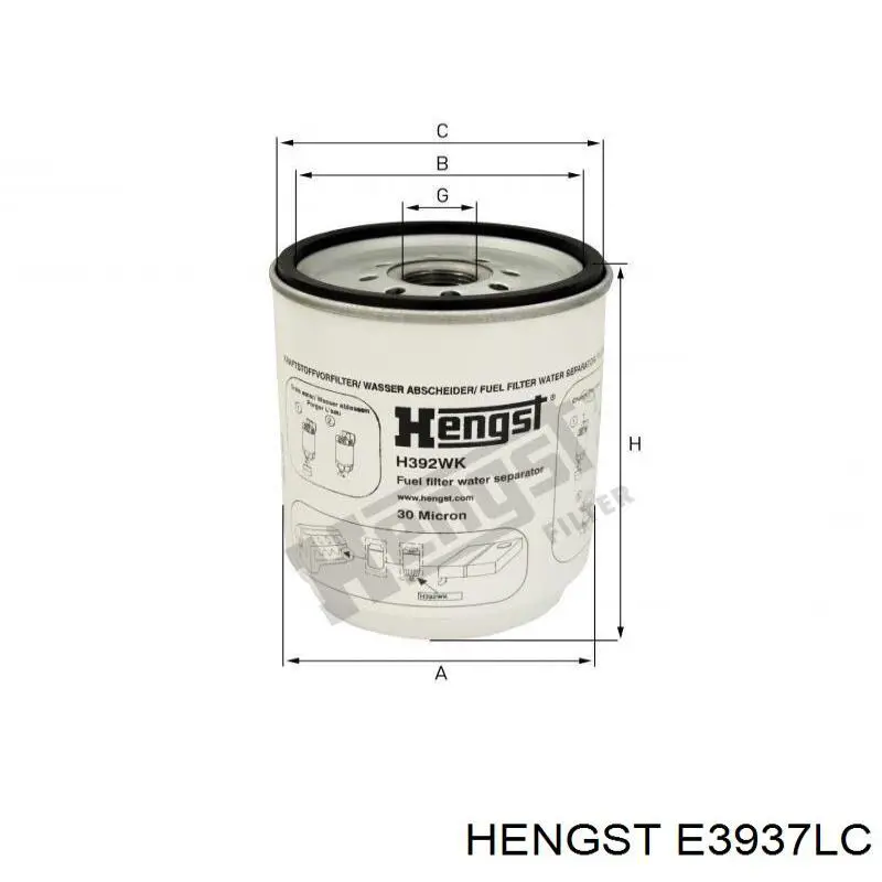 Фильтр салона E3937LC Hengst