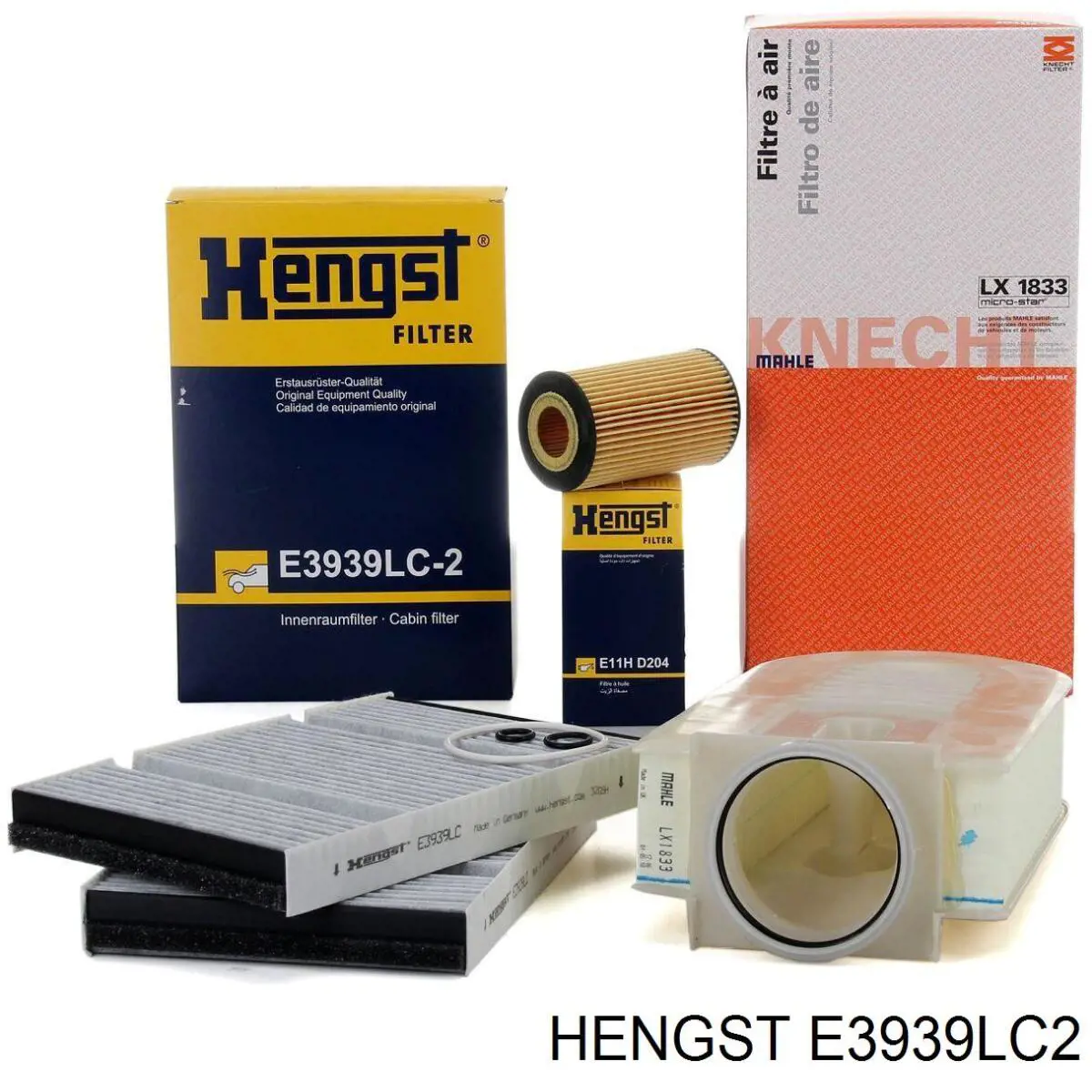 Фильтр воздушный отопителя Hengst E3939LC2 цена, от 31.48 USD