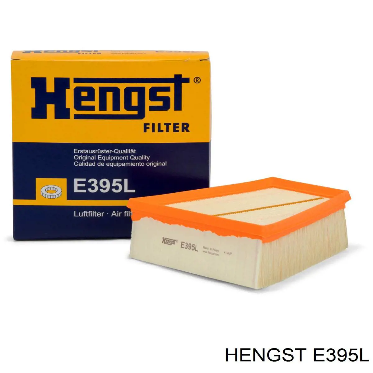Воздушный фильтр E395L Hengst