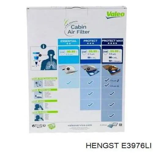 Фильтр салона E3976LI Hengst