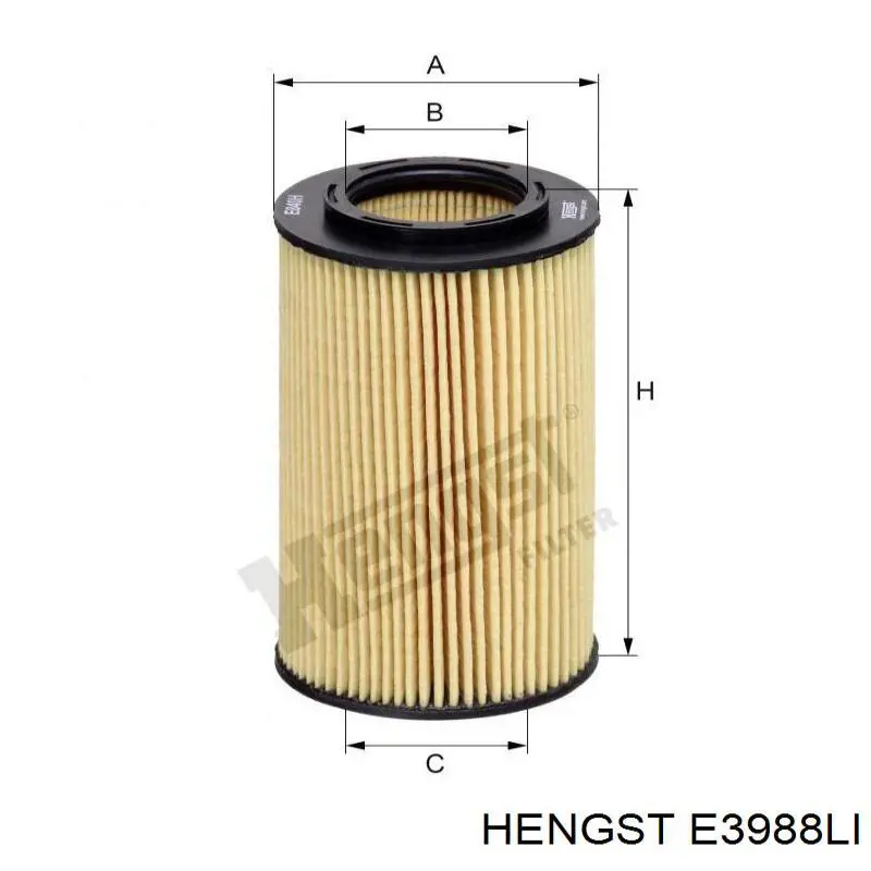 Фильтр салона E3988LI Hengst