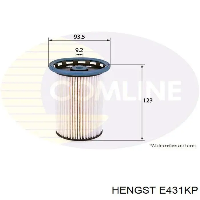 Фильтр топливный Hengst E431KP