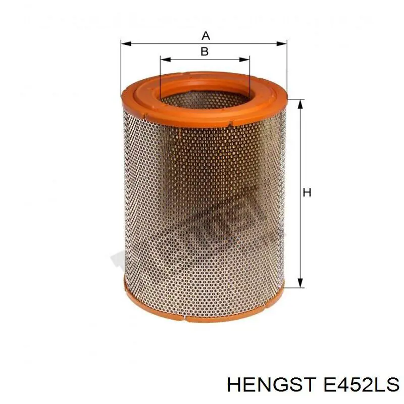 Filtro de aire E452LS Hengst