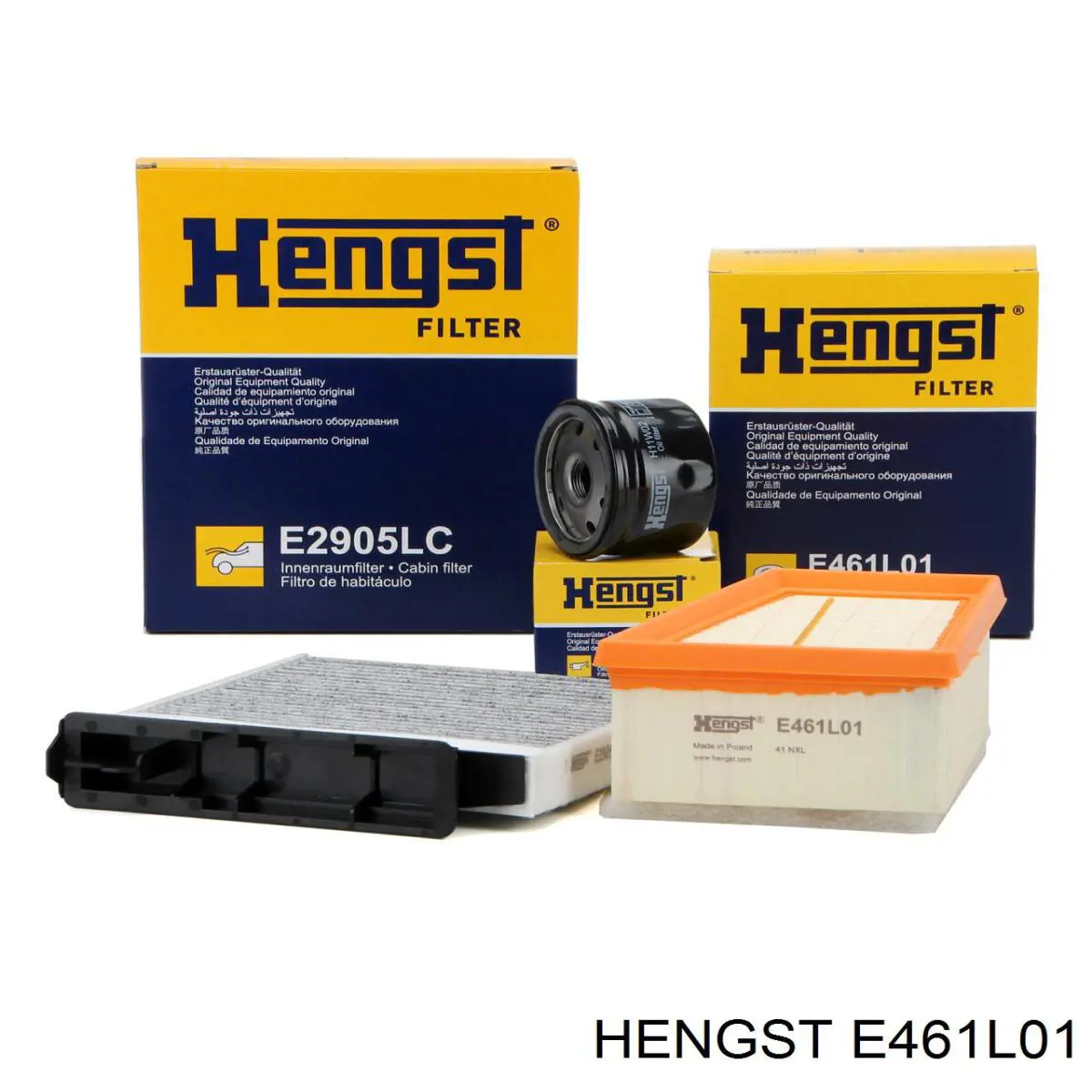 E461L01 Hengst Воздушный фильтр двигателя