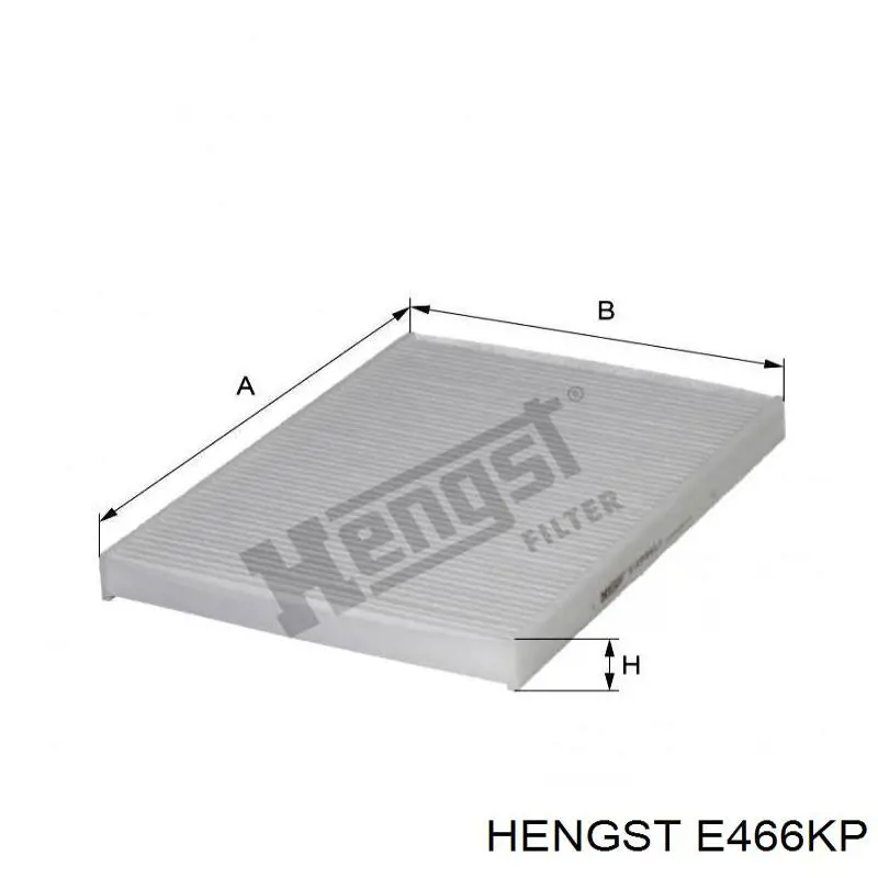 Filtro combustible E466KP Hengst