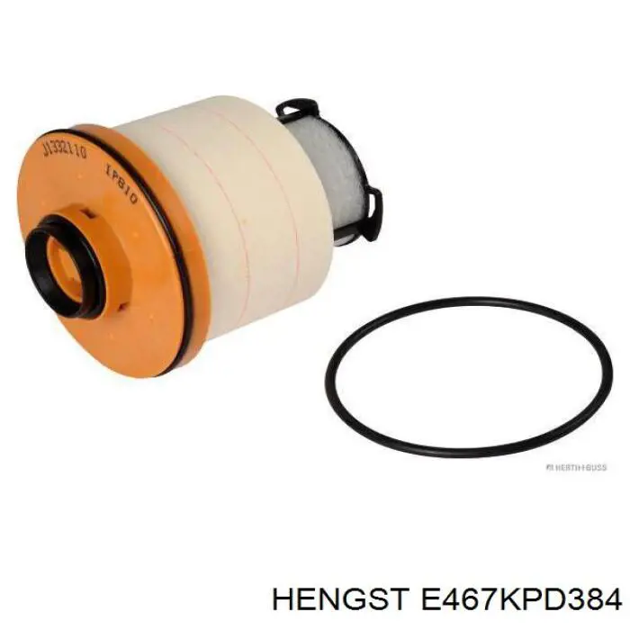 Filtro combustible E467KPD384 Hengst