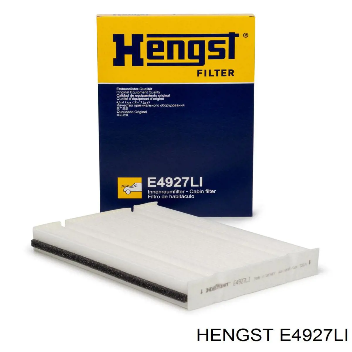 Фильтр воздушный отопителя Hengst E4927LI цена, от 15.16 USD