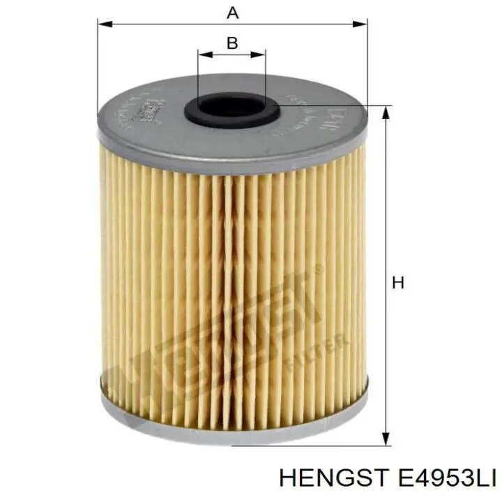 Воздушный фильтр салона Hengst E4953LI