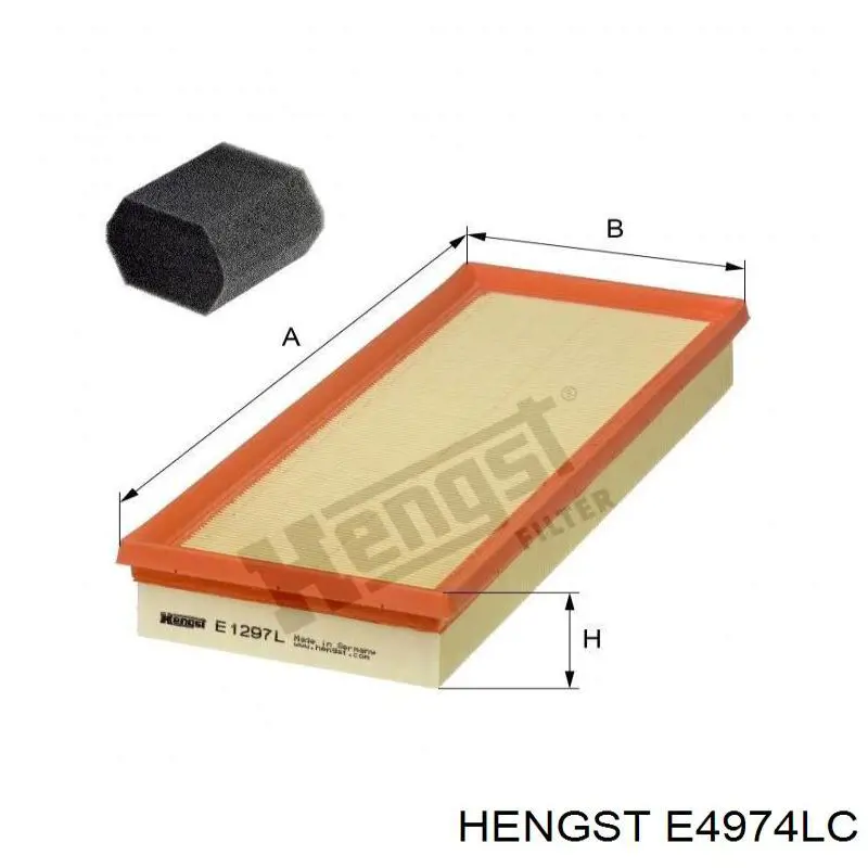 E4974LC Hengst Внутрисалонный фильтр