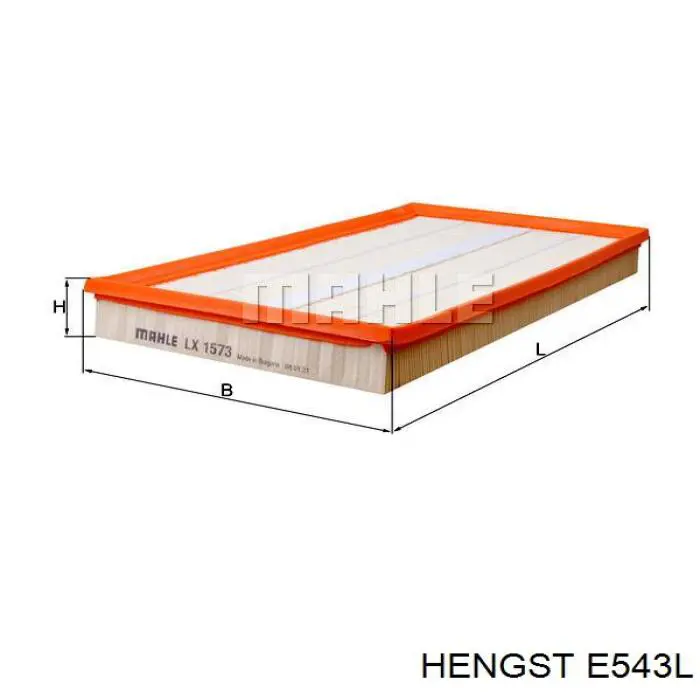 Купить E543L Hengst Автомобильный фильтр воздуха