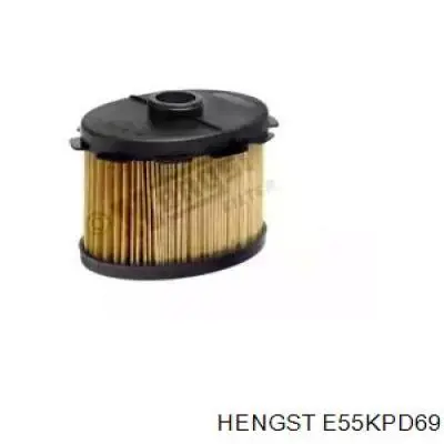Filtro combustible E55KPD69 Hengst