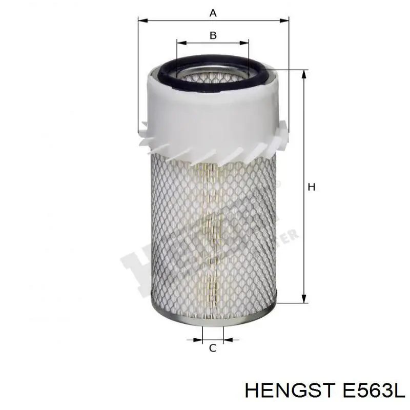 Filtro de aire E563L Hengst